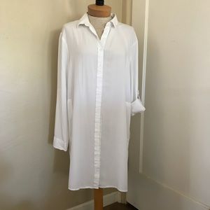 Long Shirt Dress or Beach Cover Up sz M
